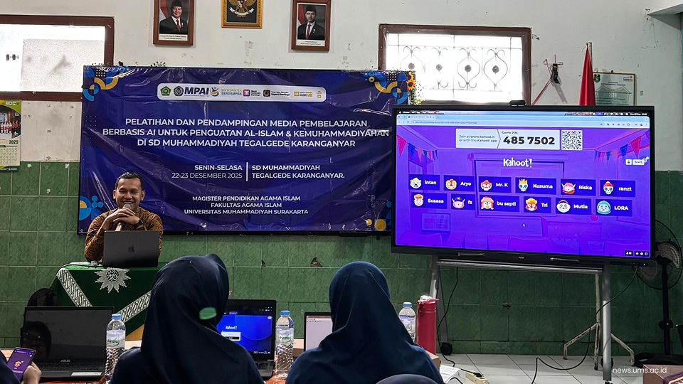 Guru SD Muhammadiyah Tegalgede Dilatih Kembangkan Media Pembelajaran Berbasis AI untuk Penguatan Al-Islam dan Kemuhammadiyahan