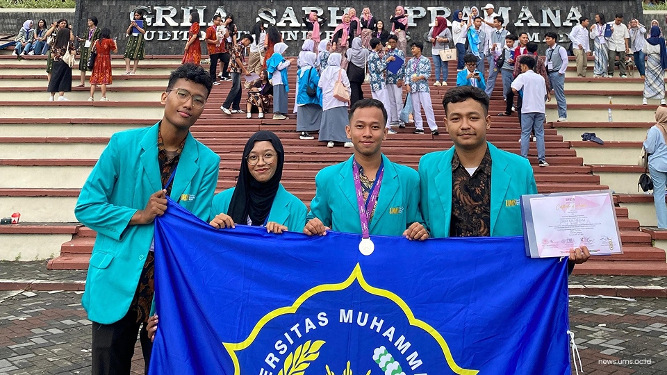Smart Stroke, Inovasi Smartwatch Mahasiswa UMS Raih Silver Medal I2ASPO 2025