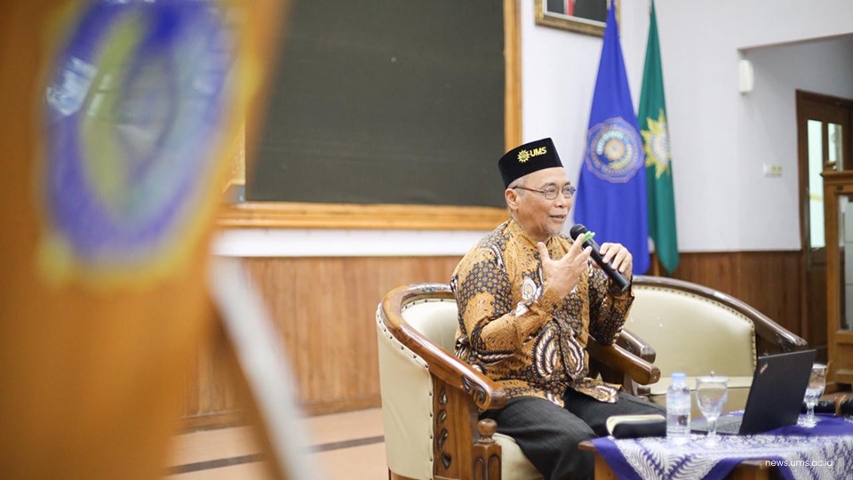 Penyampaian tausiyah oleh H. Wiwoho Aji Santoso, S.Pd., P.Ua.