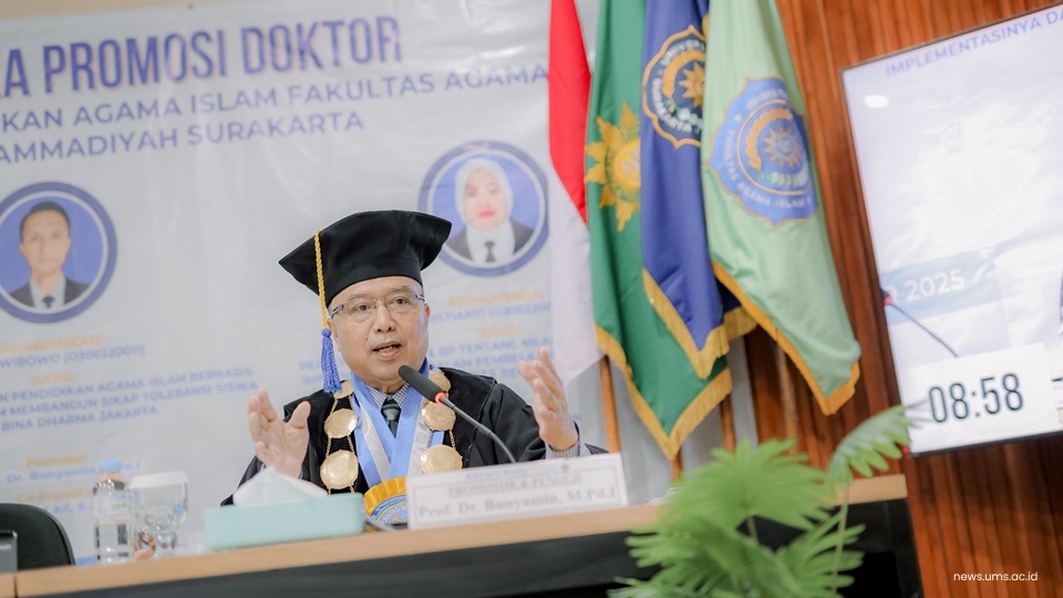 Prof. Dr. Bunyamin, M.Pd.I. selaku promotor