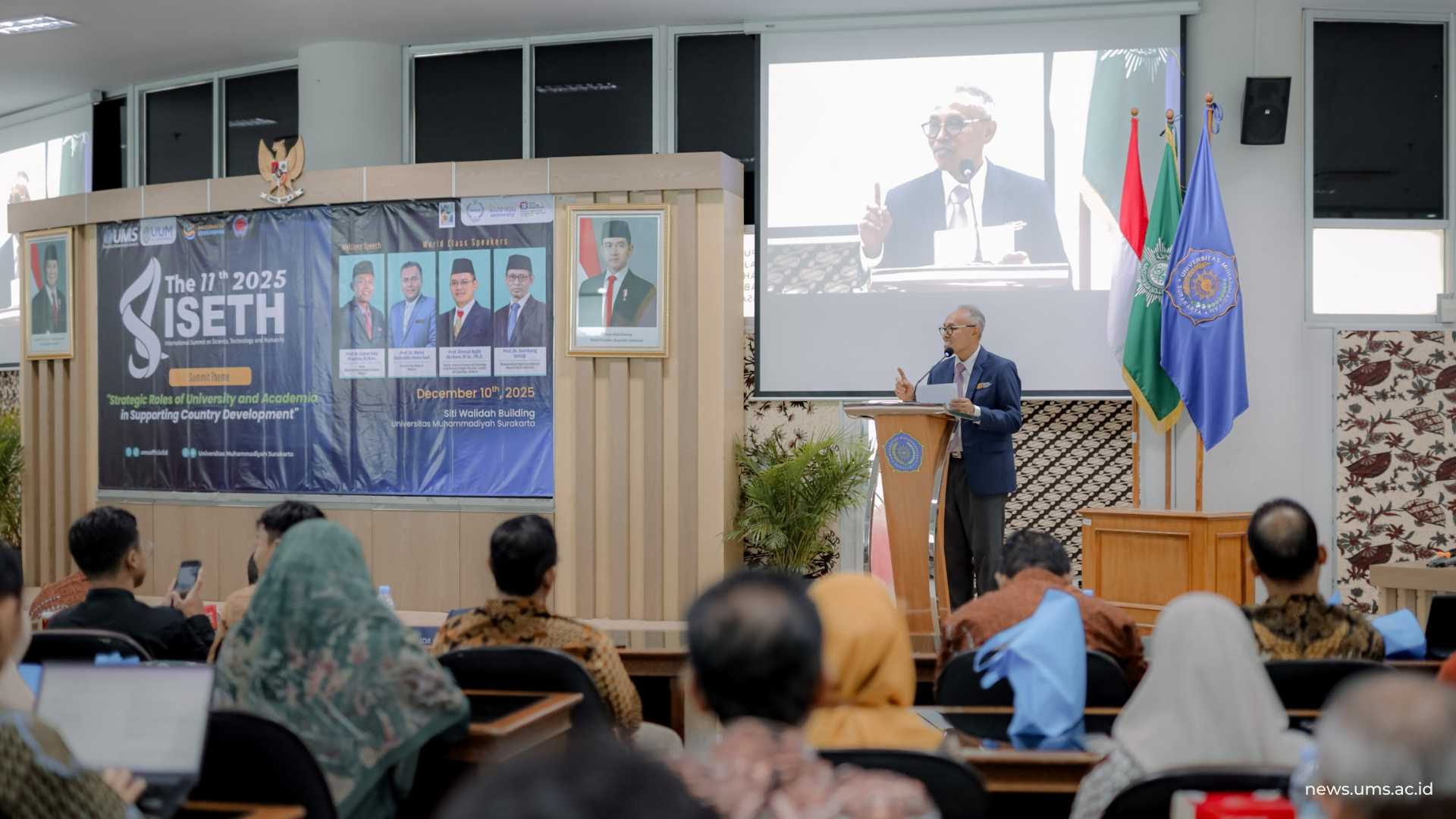 Sambutan Rektor UMS, Prof. Harun Joko Prayitno, M.Hum