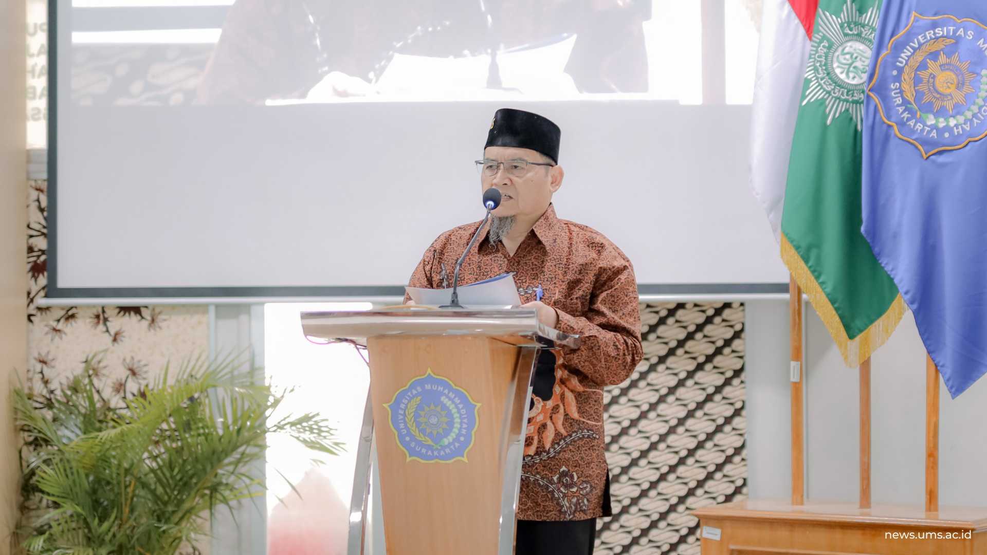 Sambutan Ketua Panitia ISETH 2025, Prof. Ir. Sarjito, M.T., Ph.D
