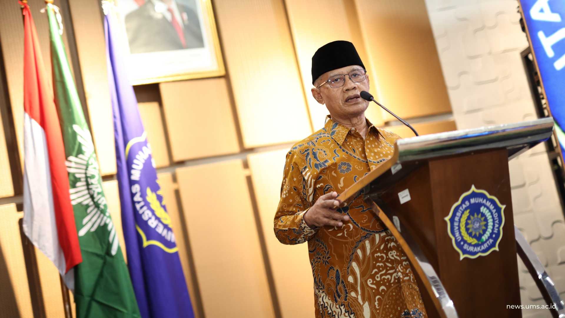 Ketua Umum Pimpinan Pusat Muhammadiyah, Prof. Dr. K.H. Haedar Nashir, M.Si.