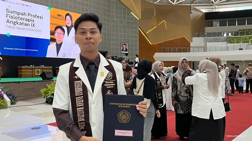 Alumni Profesi Fisioterapis Angkatan 9 UMS, Muhammad Raihan Maulidan