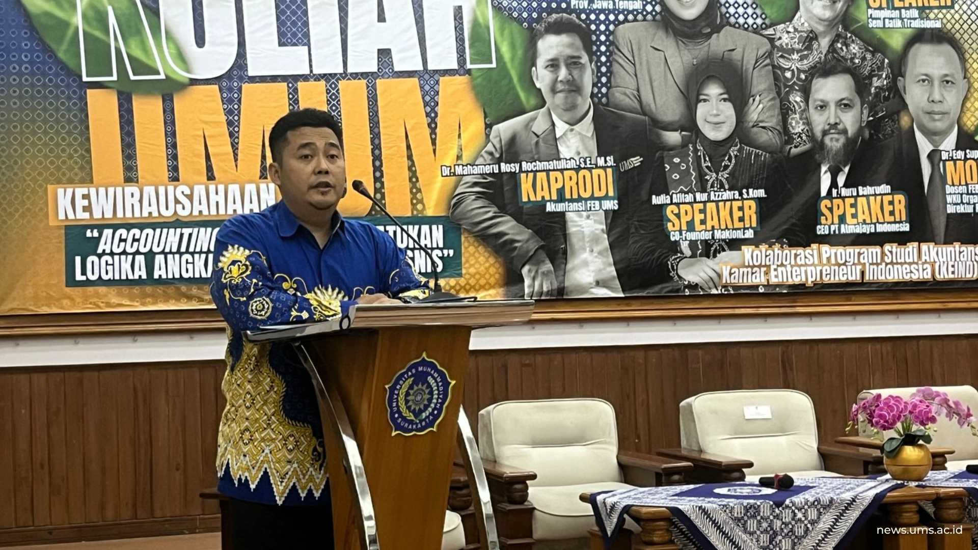 Kaprodi Akuntansi UMS, Dr. Mahameru Rosy Rochmatullah, S.E., M.Si.