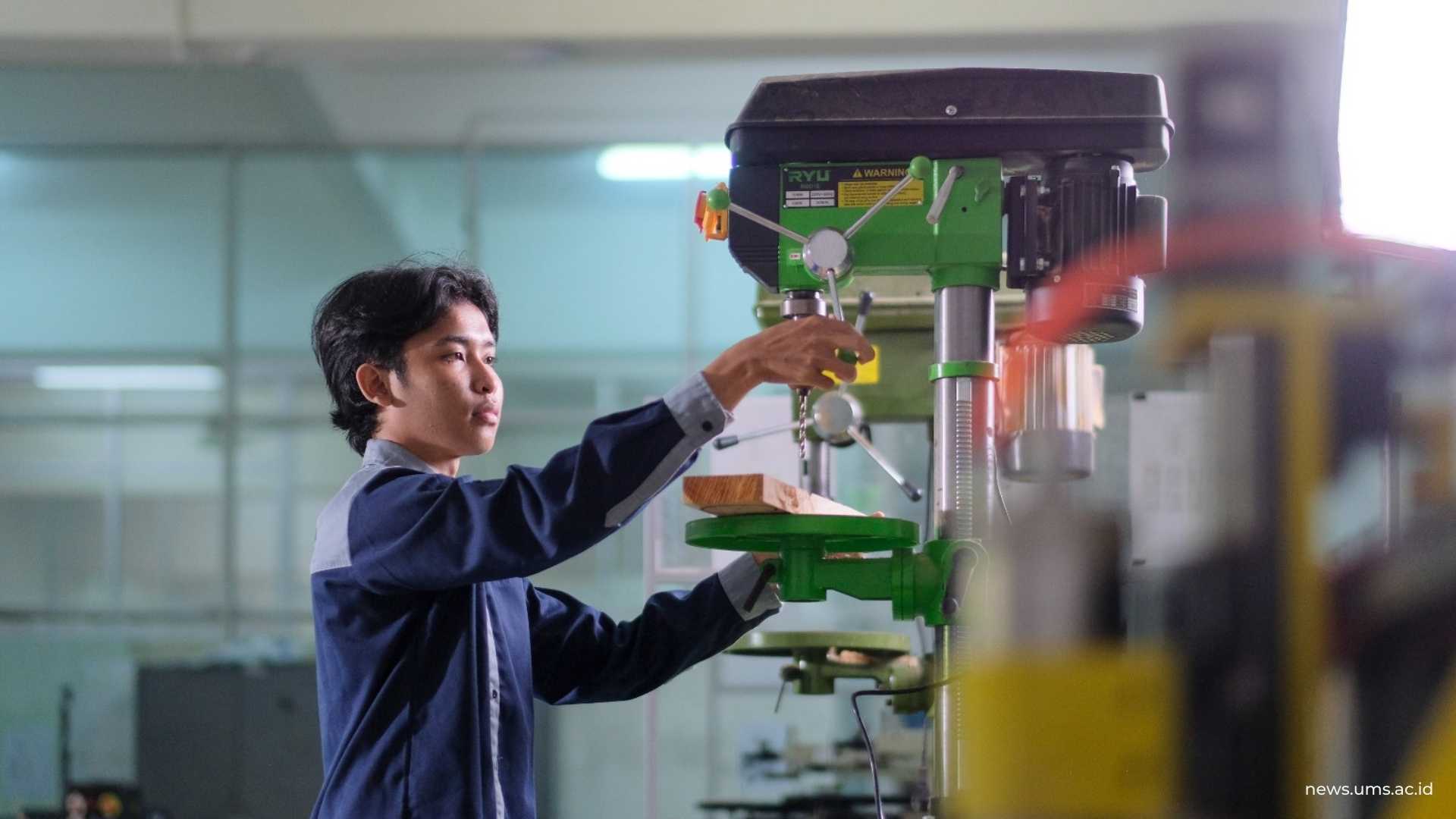 Ilustrasi Mahasiswa Teknik Industri UMS. (Foto: Humas)