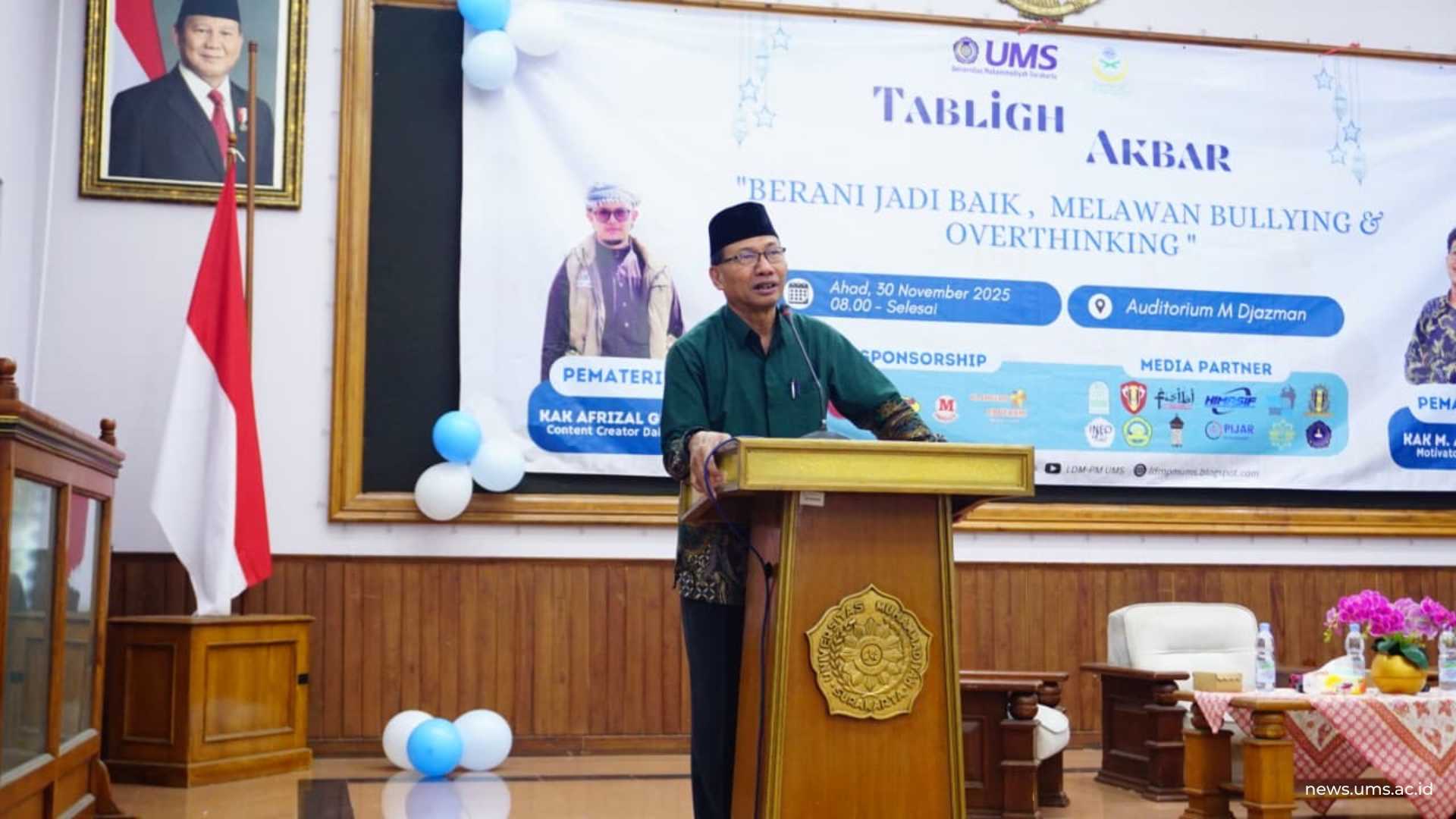 Sambutan Yayuli, S.Ag selaku pembina UKM LDM-PM UMS