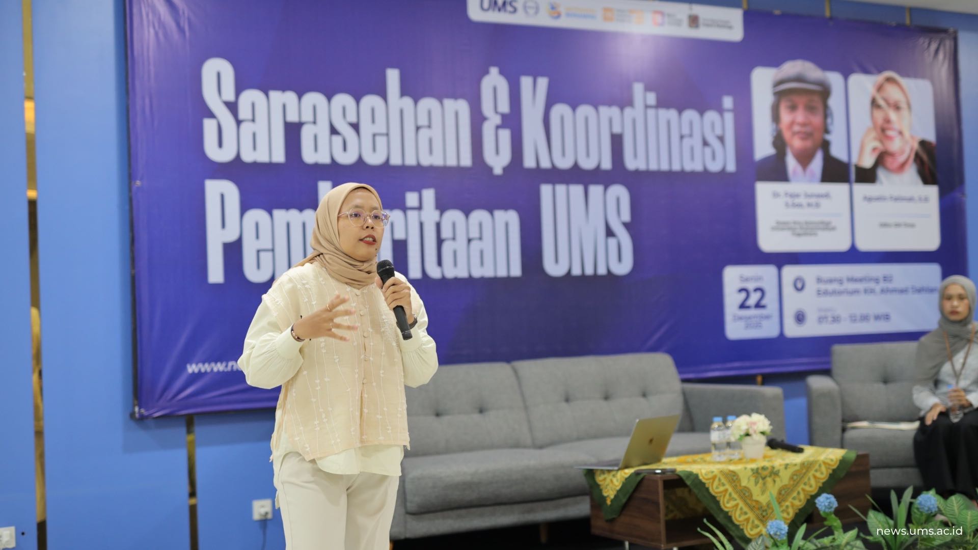 Materi kedua disampaikan oleh eks Editor IDN Times, Agustin Fatimah, S.Si.