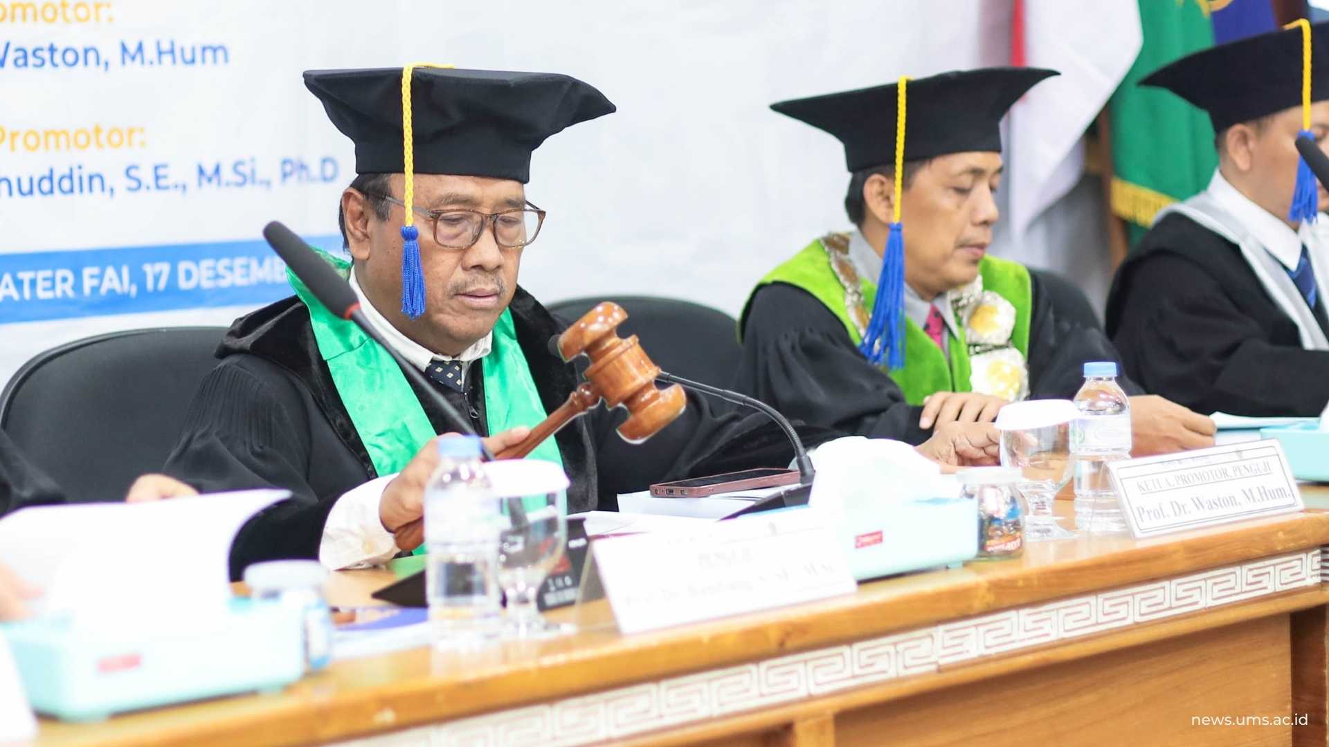 UMS Kukuhkan Doktor PAI, Teliti Korelasi Simbolisme Shalat dan Peningkatan Ketakwaan