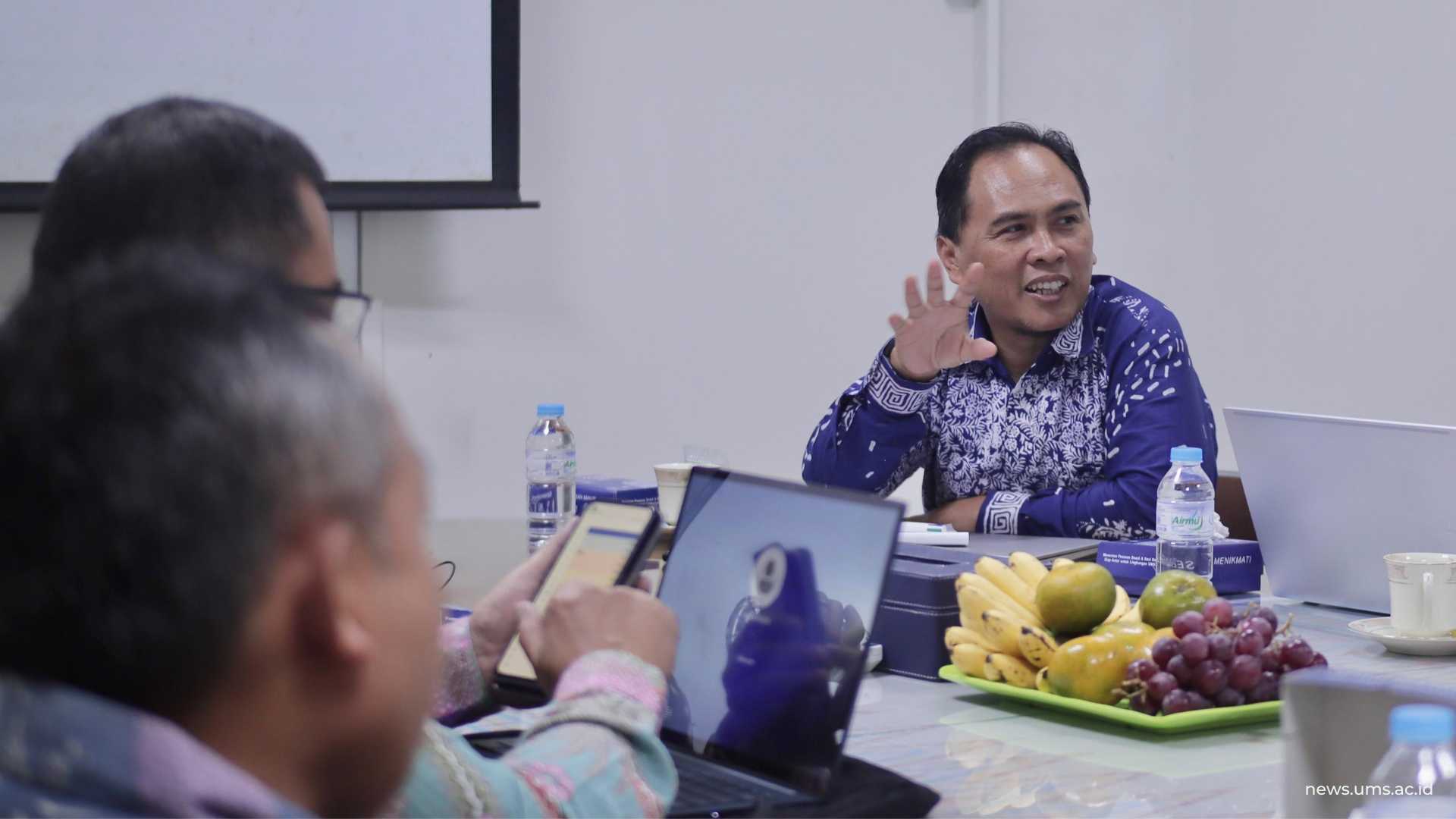 Suasana Benchmarking di Ruang DRPPS Lt. 5 UMS