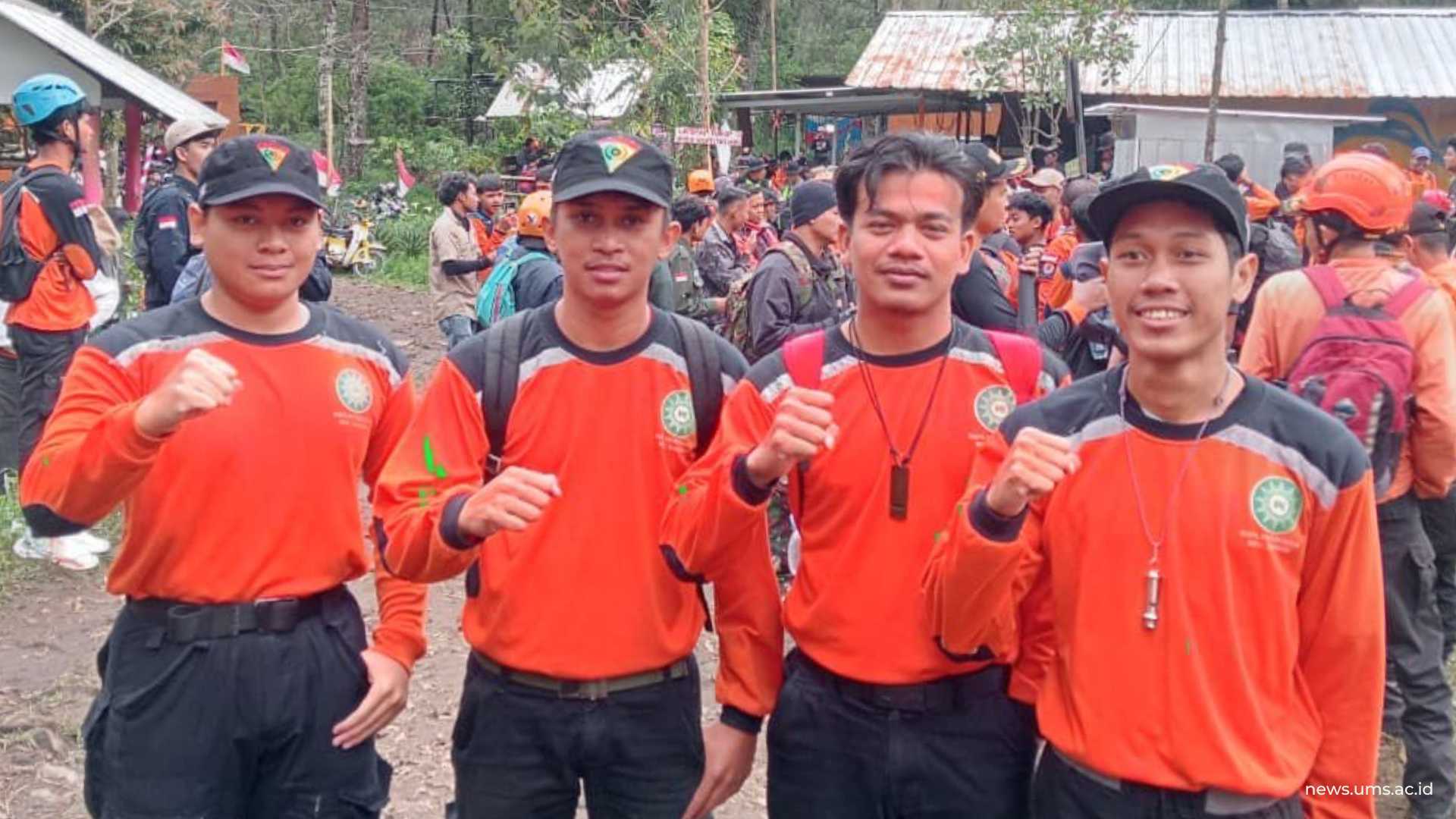 Foto peserta Operasi sar di mongkrang pada pencarian tahap kedua Dok.Media HW UMS