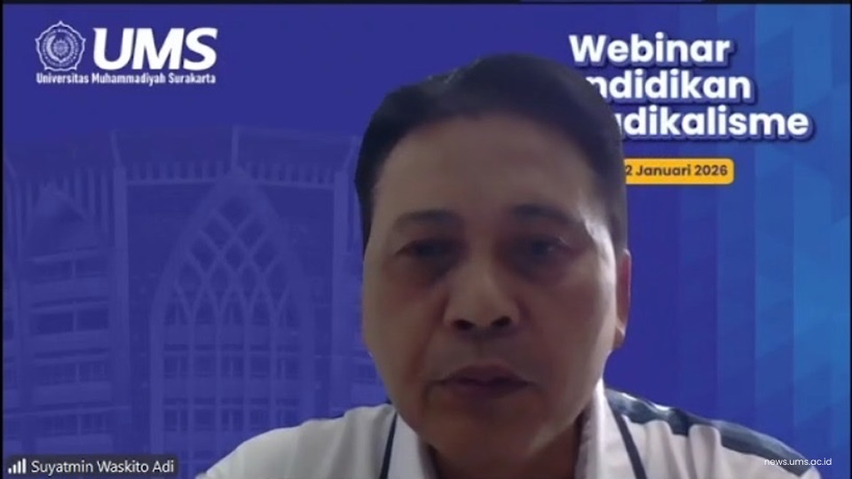 Kasubdit Minat Bakat dan Organisasi Mahasiswa DKPTI UMS, Drs. Suyatmin Waskito Adi, M.Si.