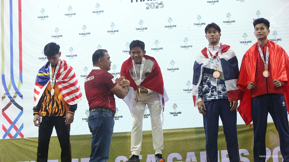Mahasiswa Baru UMS Sabet Emas SEA Games 2025 Thailand
