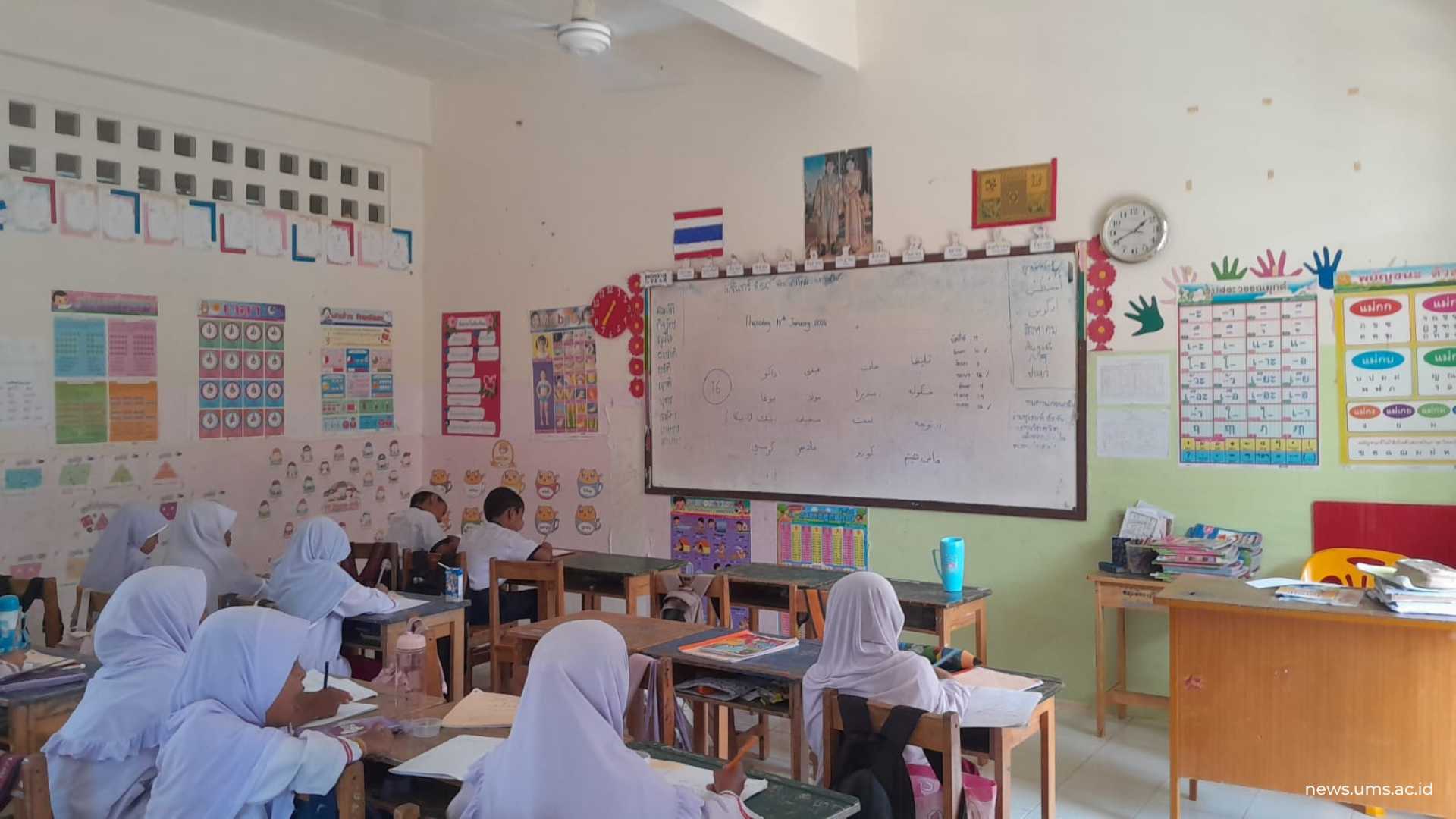 Pengajaran Bahasa Inggris di Santi Witya Serong School