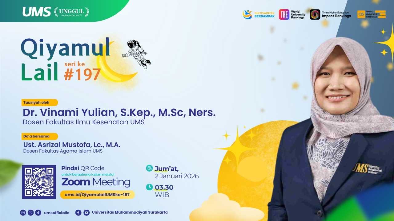 Qiyamul Lail Awal 2026, UMS Ajak Dosen dan Tendik Refleksi Niat, Relasi, dan Keikhlasan