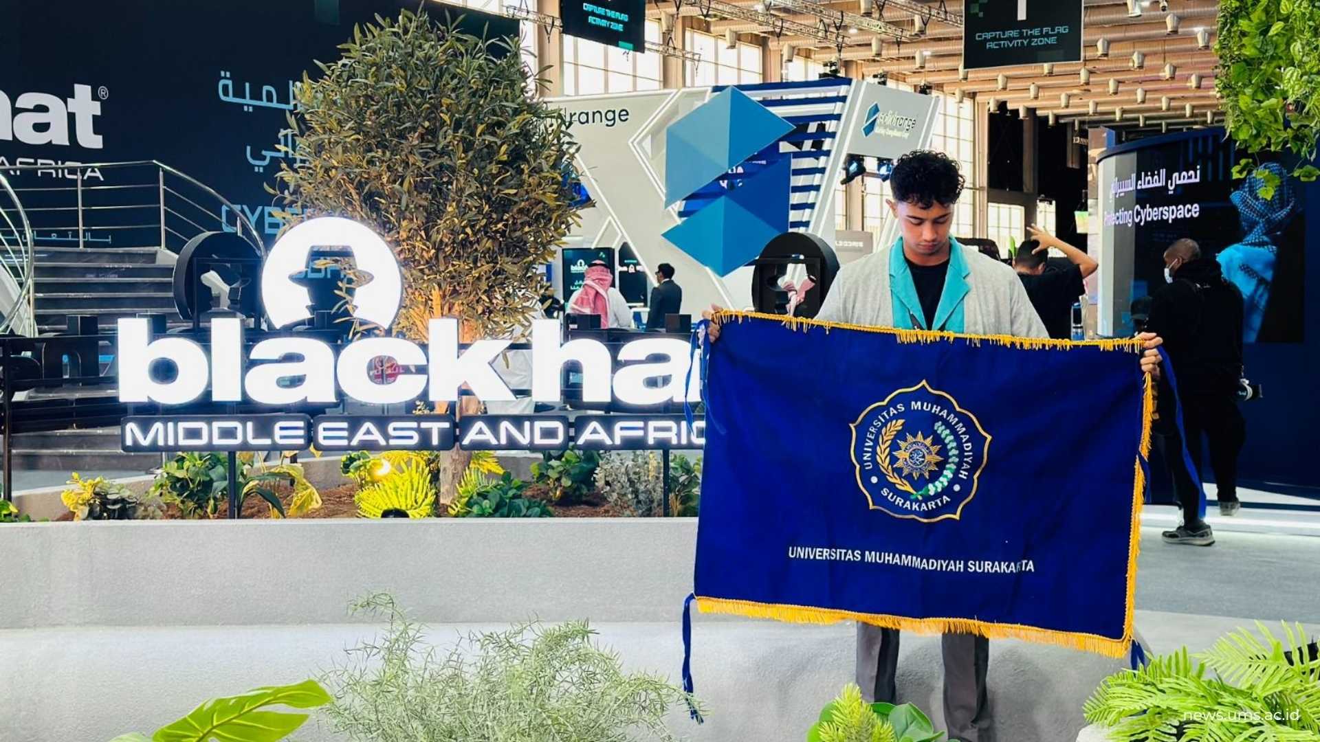 Bayu Fedra, Mahasiswa UMS Tembus Konferensi Terkemuka Cyber Security Dunia di Black Hat MEA Arab Saudi