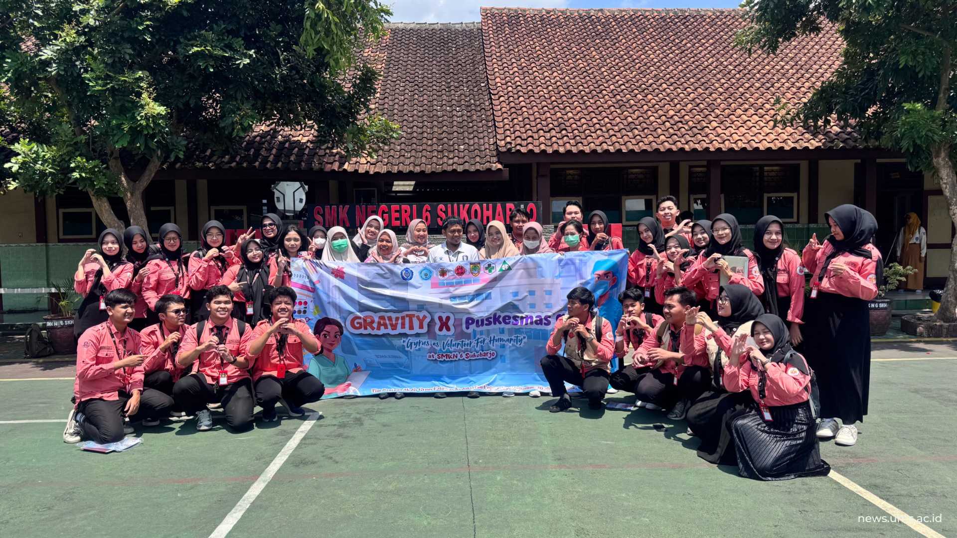 Tim FK UMS Gandeng Puskesmas Gatak Gelar Cek Kesehatan Gratis dan Edukasi Mental bagi Siswa SMK