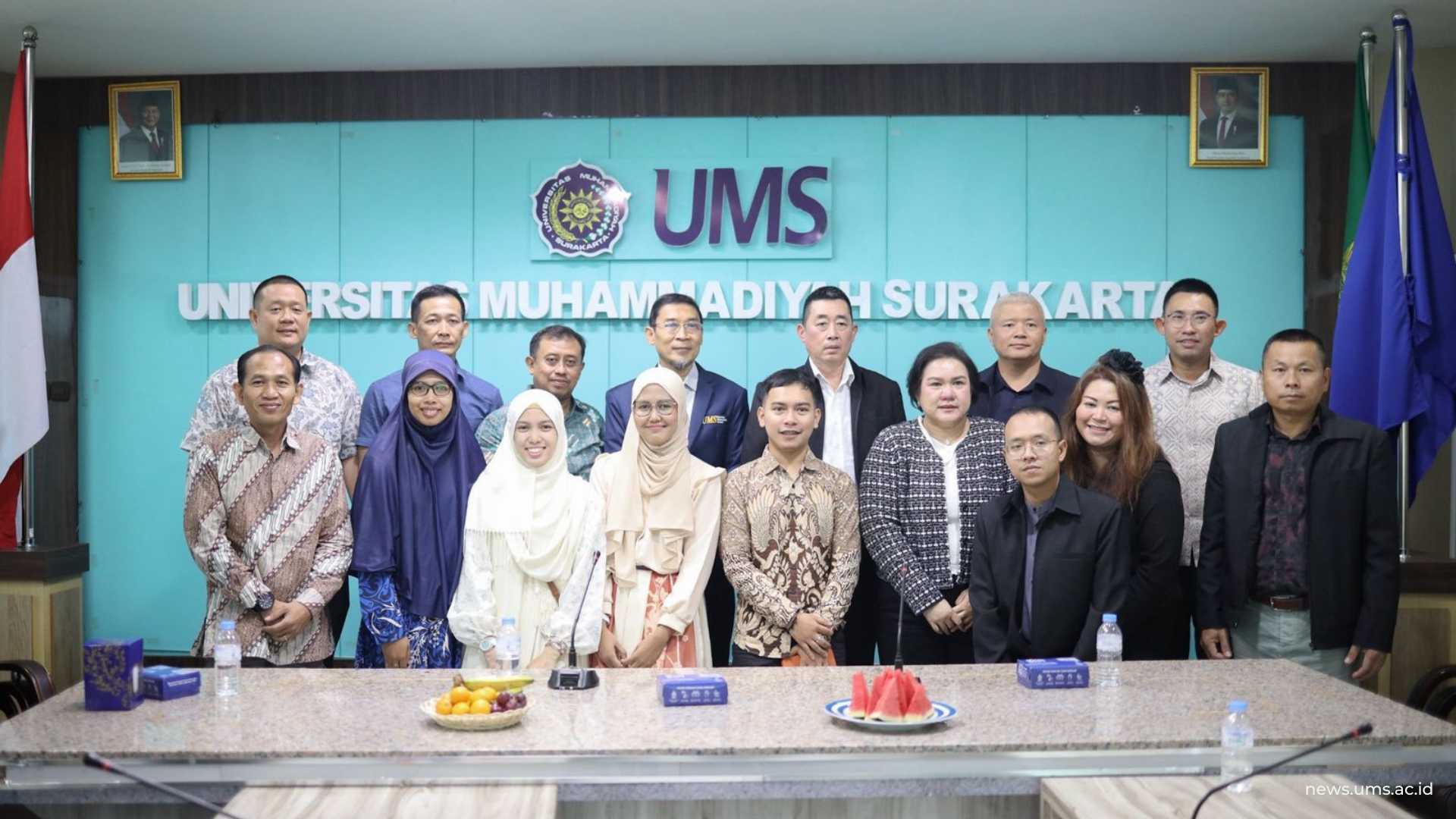 UMS Jadi Rujukan Studi bagi Keluarga Militer Muslim Thailand Selatan