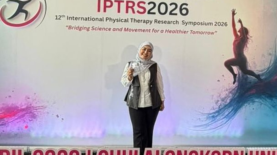 Dosen UMS, Dwi Rosella Komala Sari, M.Fis., S.Fis., Ph.D., pada ajang International Physiotherapy Research Symposium (IPTRS) di Chulalongkorn University Bangkok, Thailand