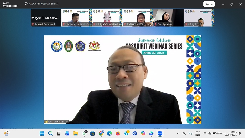 Wakil Rektor I Bidang Akademik Universitas Muhammadiyah Surakarta, Prof. Ihwan Susila, S.E., M.Si.