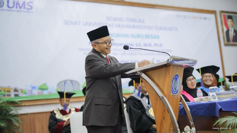 Dewan Pakar Majelis Diktilitbang Prof Chairil Anwar saat menyampaikan sambutannya