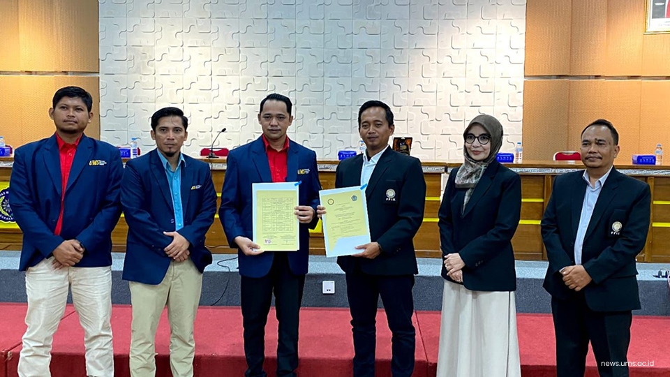 Foto Bersama Pimpinan Pendidikan Jasmani UMS bersama Universitas Garut