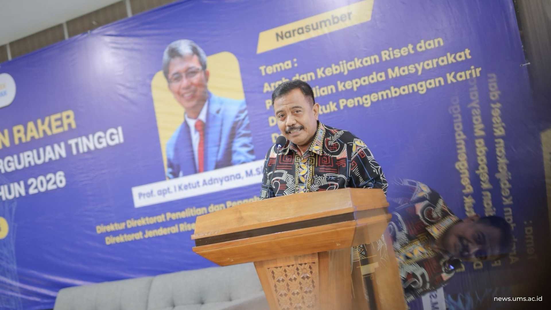 Wakil Ketua Forkom LPPM, Dr. Agus Wibowo, S.H., M.Si.