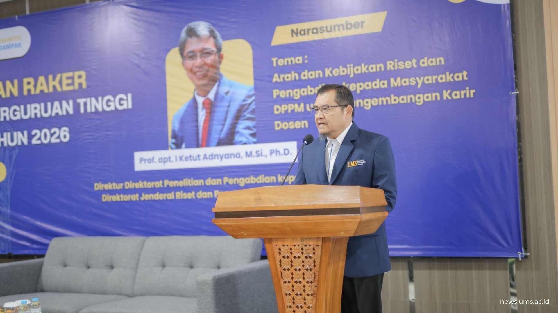 Direktur DRPPS, Prof. Ir. Sarjito, M.T., Ph.D.