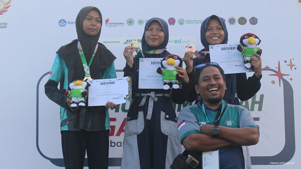 Ridwam Muhammad Ketua PanahMU DIY saat prosesi Upacara Penghargaan Peserta