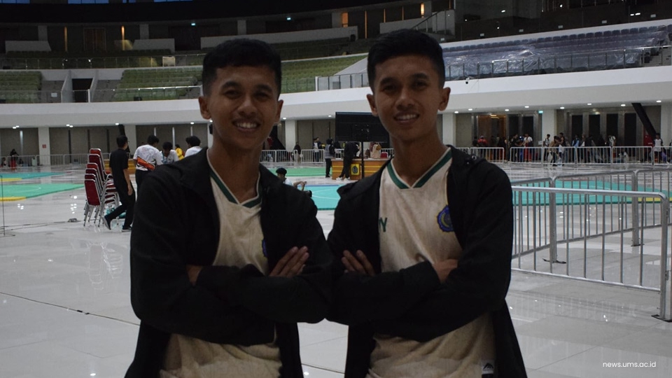 Dika Dwi Pratama Putra dan Diky Tri Nugroho Puto atlet kembar UMS