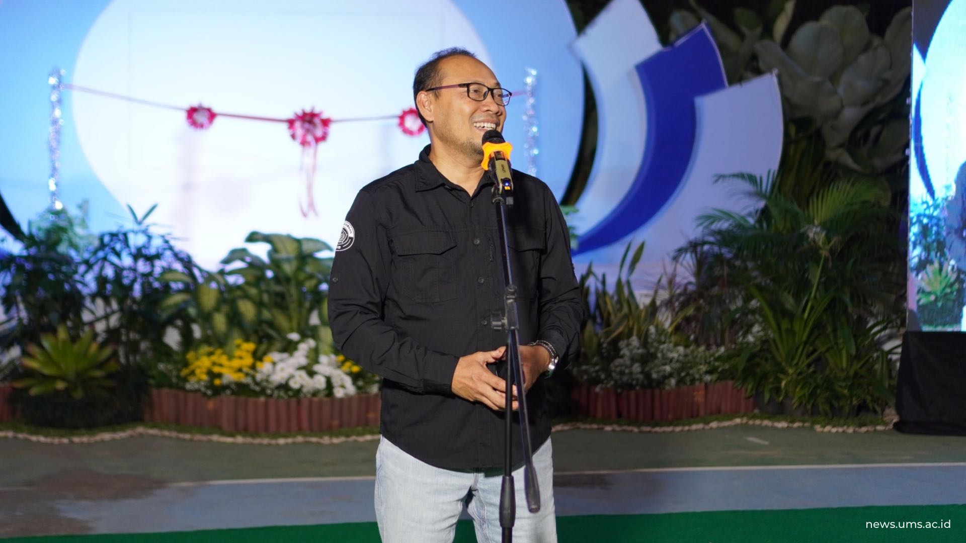 Wakil Rektor I UMS Prof. Ihwan Susila, S.E., M.Si., Ph.D. optimis kontingen UMS dapat memberikan performa terbaik dalam Peksimida Jawa Tengah 2026. Humas UMS/Muhammad Faiz