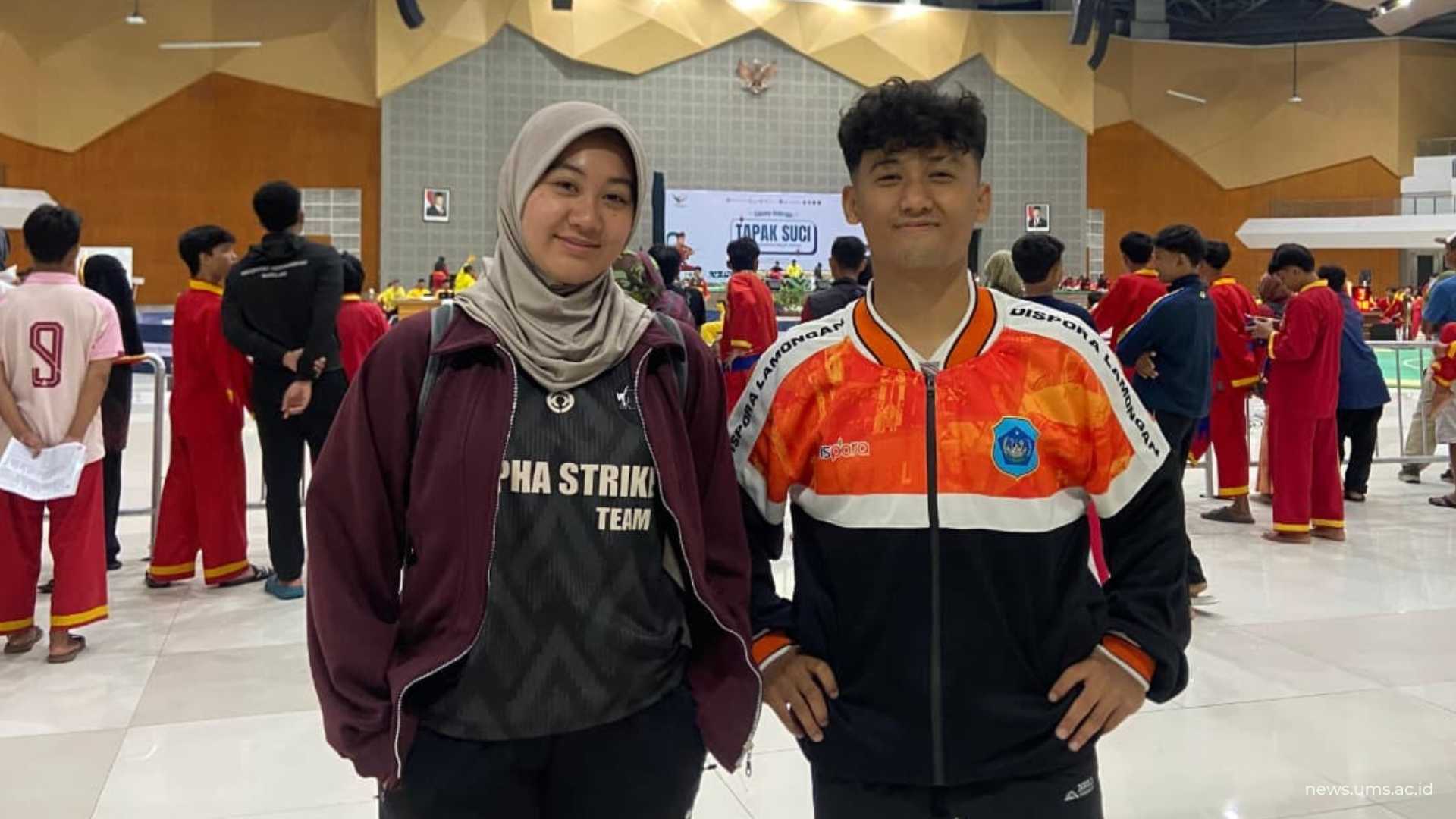 Audrey Salsabila (kiri) dan Rakha Hygal Gibran (kanan)
