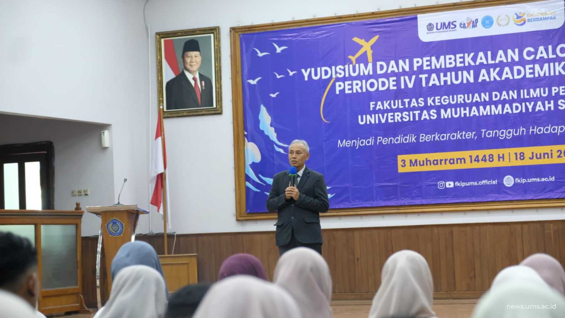 Sambutan Rektor UMS, Prof. Dr. Harun Joko Prayitno, M.Hum
