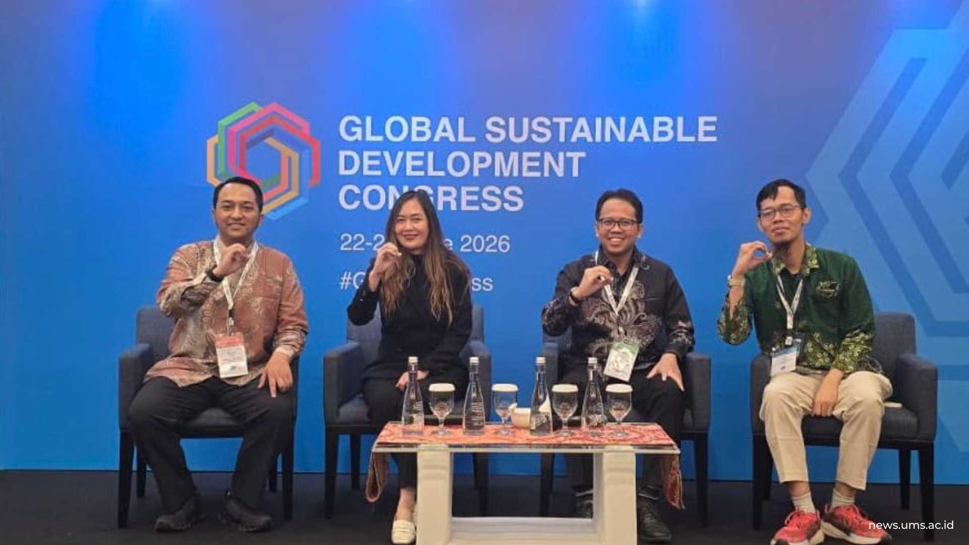(paling kanan) Direktur SDGs UMS, Rama Rizana, ST., M.Sc