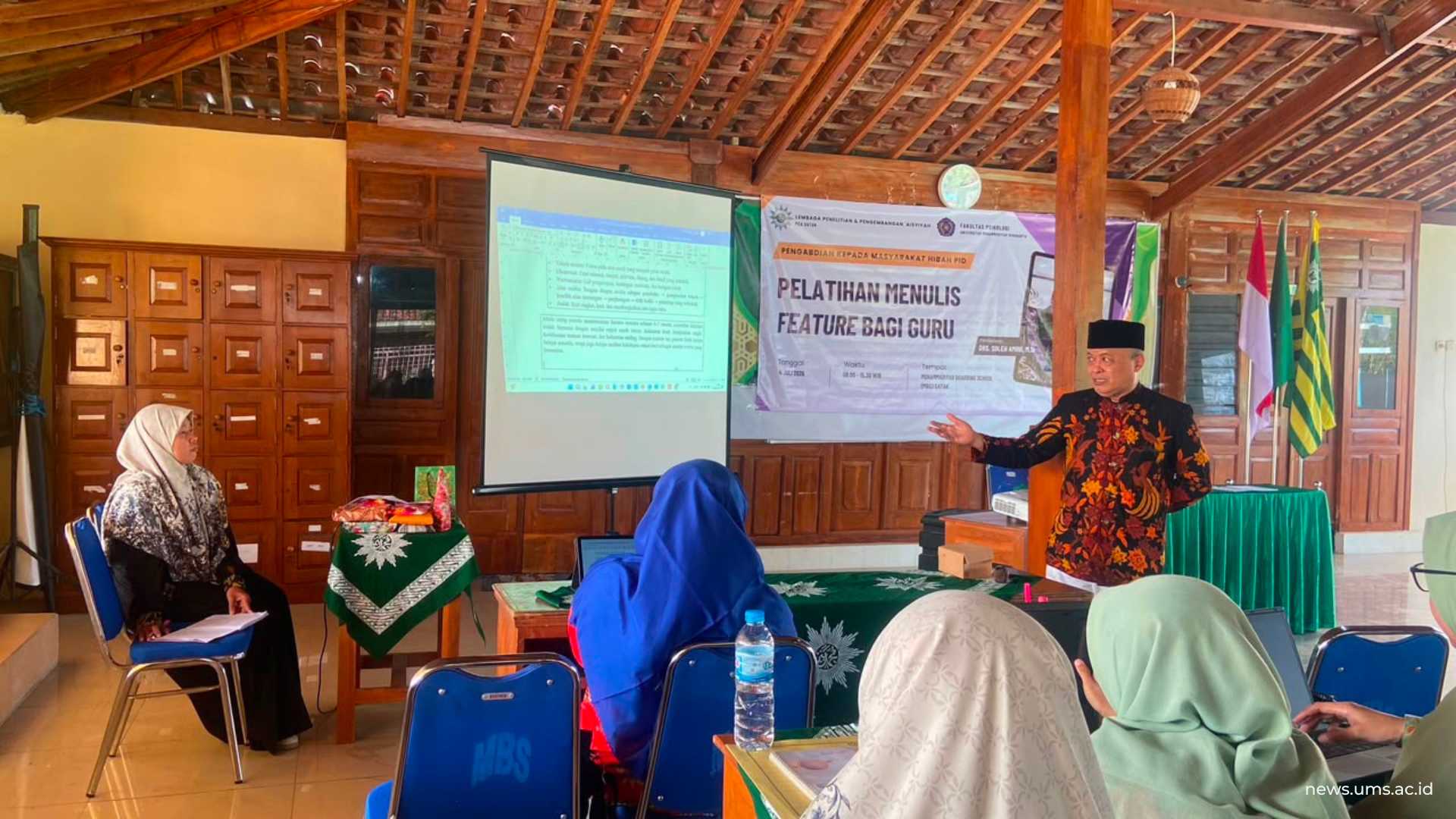 Pemaparan Materi oleh Drs. Soleh Amini, M.Psi., Psikolog
