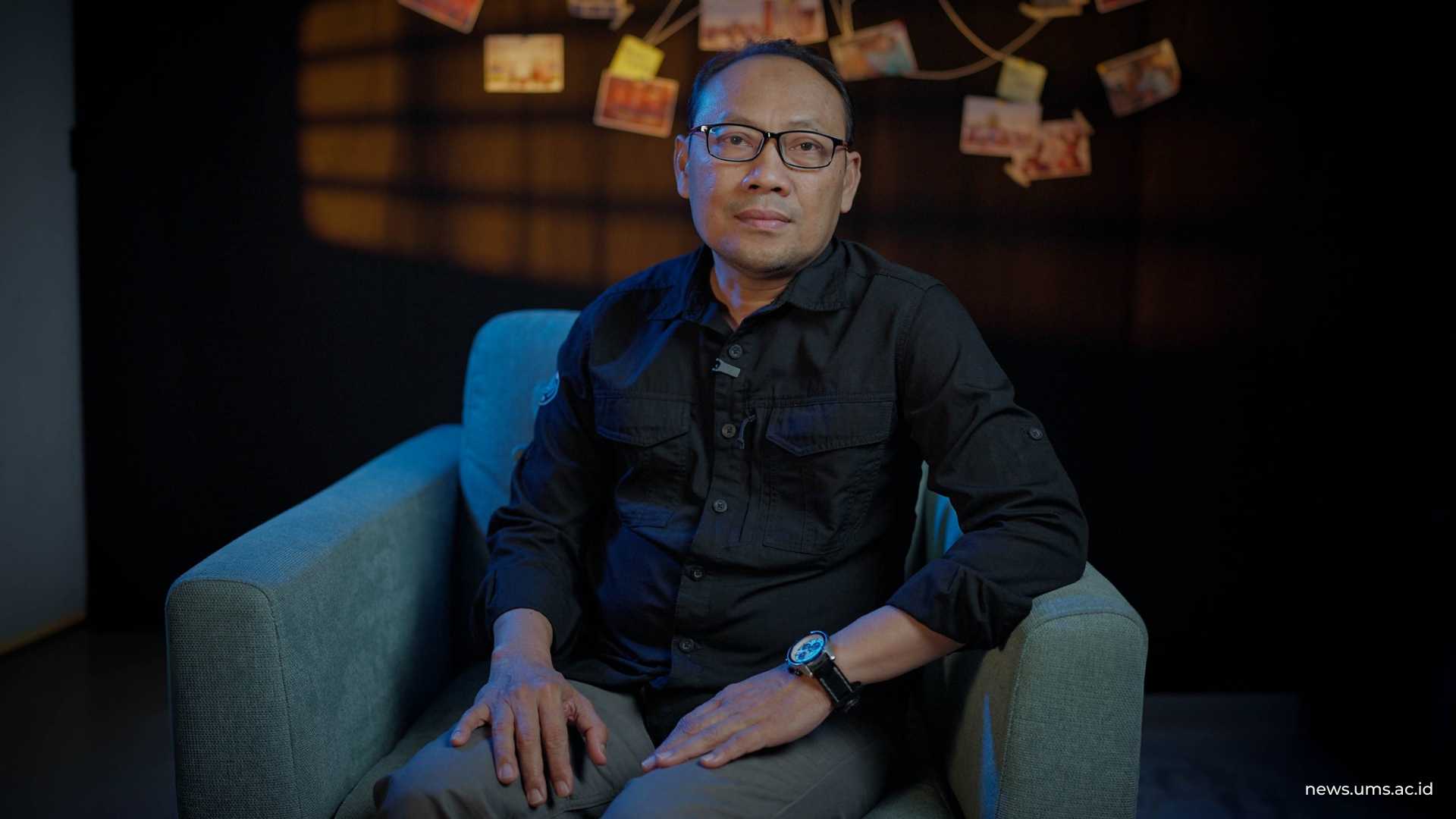 Wakil Rektor I Bidang Pendidikan, Kemahasiswaan, dan Pengembangan Talenta-Inovasi UMS, Prof. Ihwan Susila, S.E., M.Si., Ph.D
