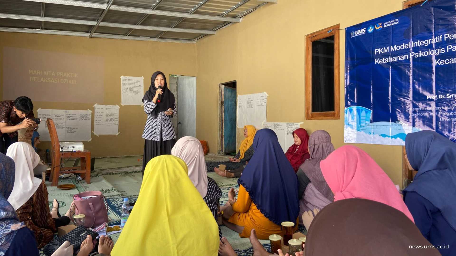 Pemaparan Informasi dari Tim Pengabdian Psikologi UMS