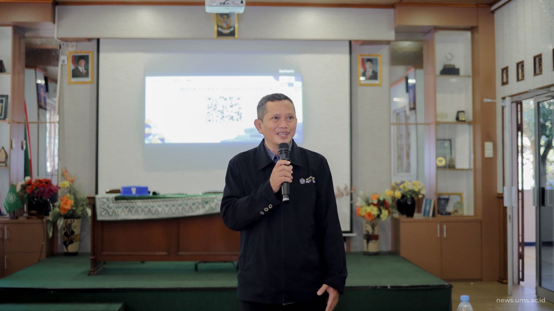 Sambutan menutup rangkaian kegiatan, Prof. Kussudyarsana, S.E., M.Si.