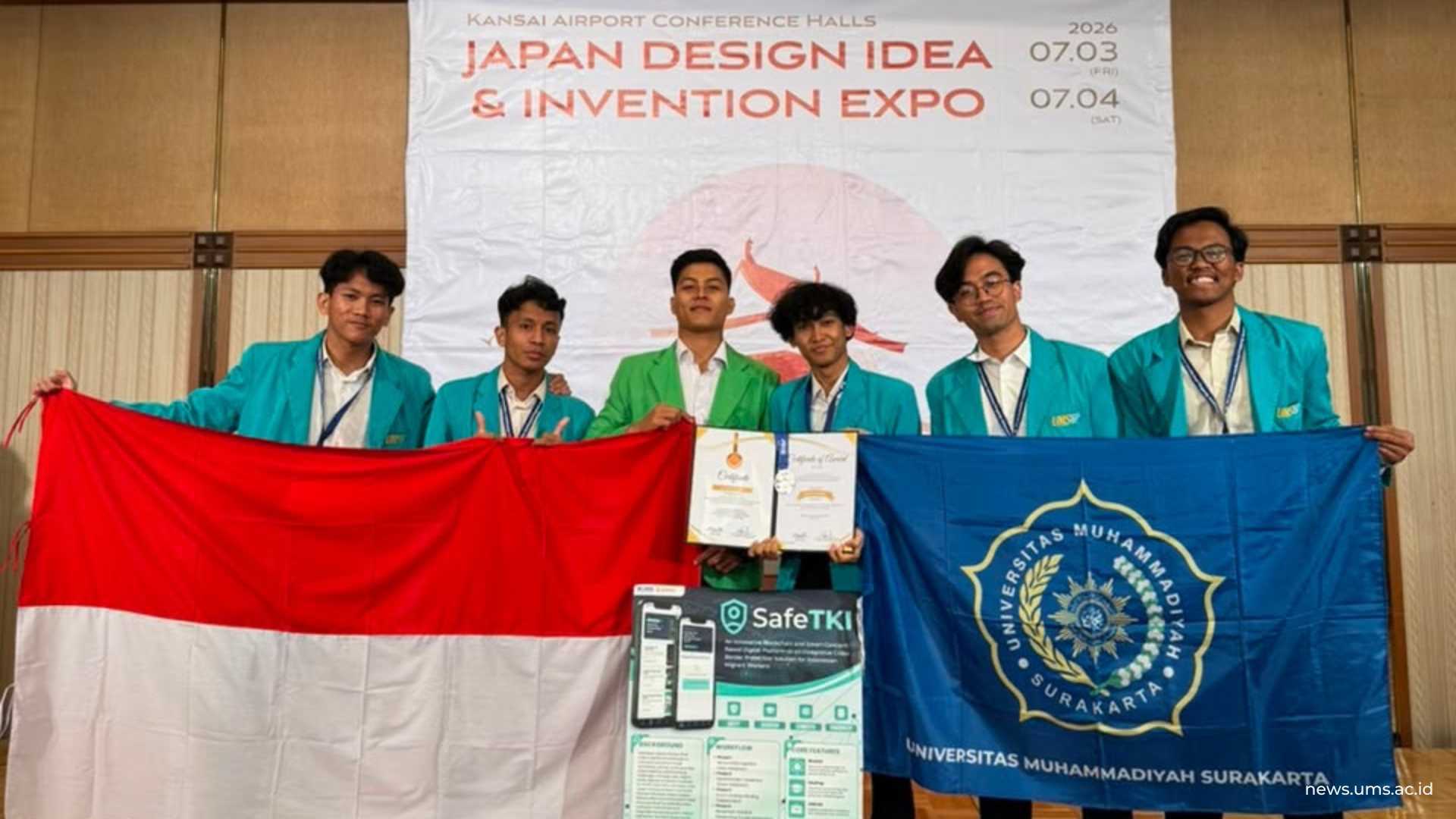 tim berhasil meraih Silver Medal pada ajang Japan Design, Idea, & Invention Expo (JDIE) 2026 di Jepang.