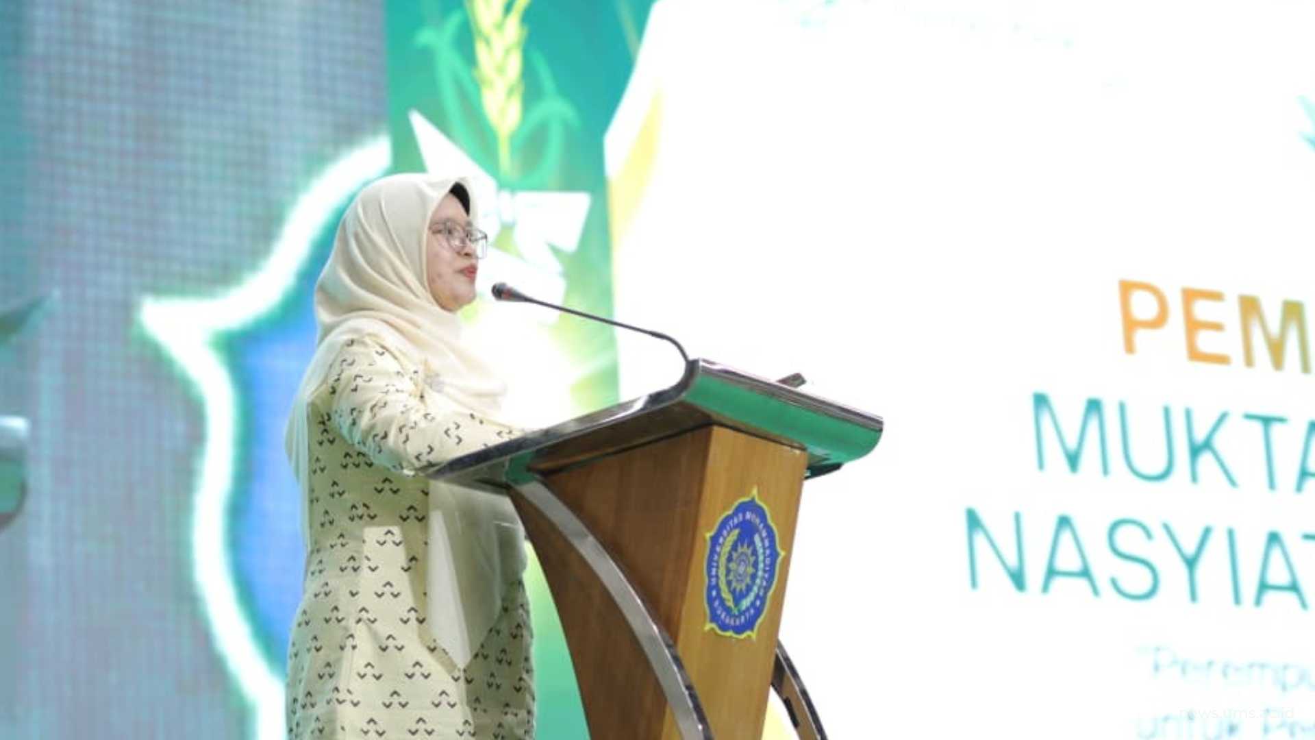 Sambutan Ketua Pimpinan Pusat (PP) Nasyiatul Aisyiyah Ariati Dina Puspitasari, S.Si., M.Pd.
