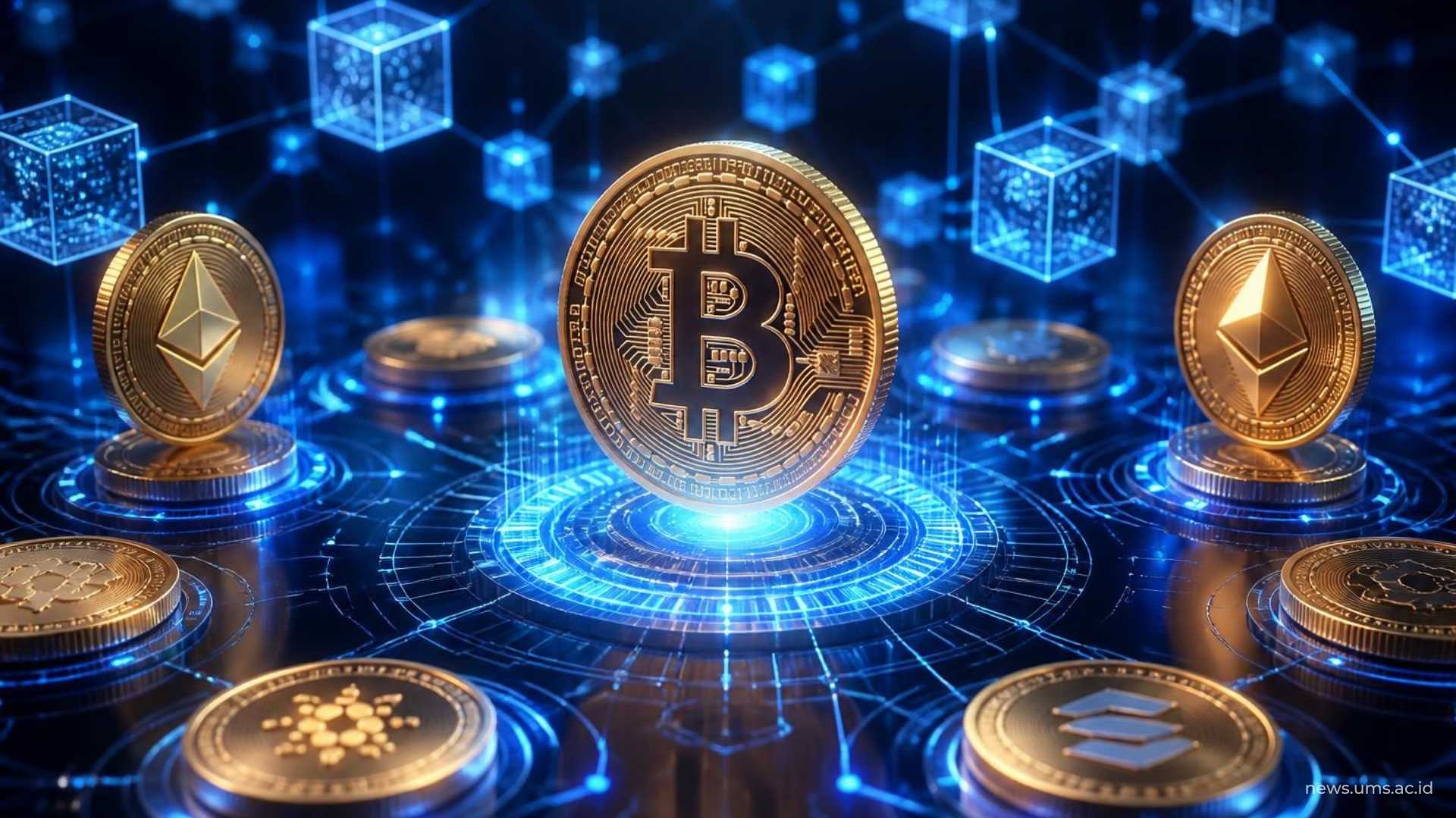 Ilustrasi Cryptocurrency. Foto: AI Canva