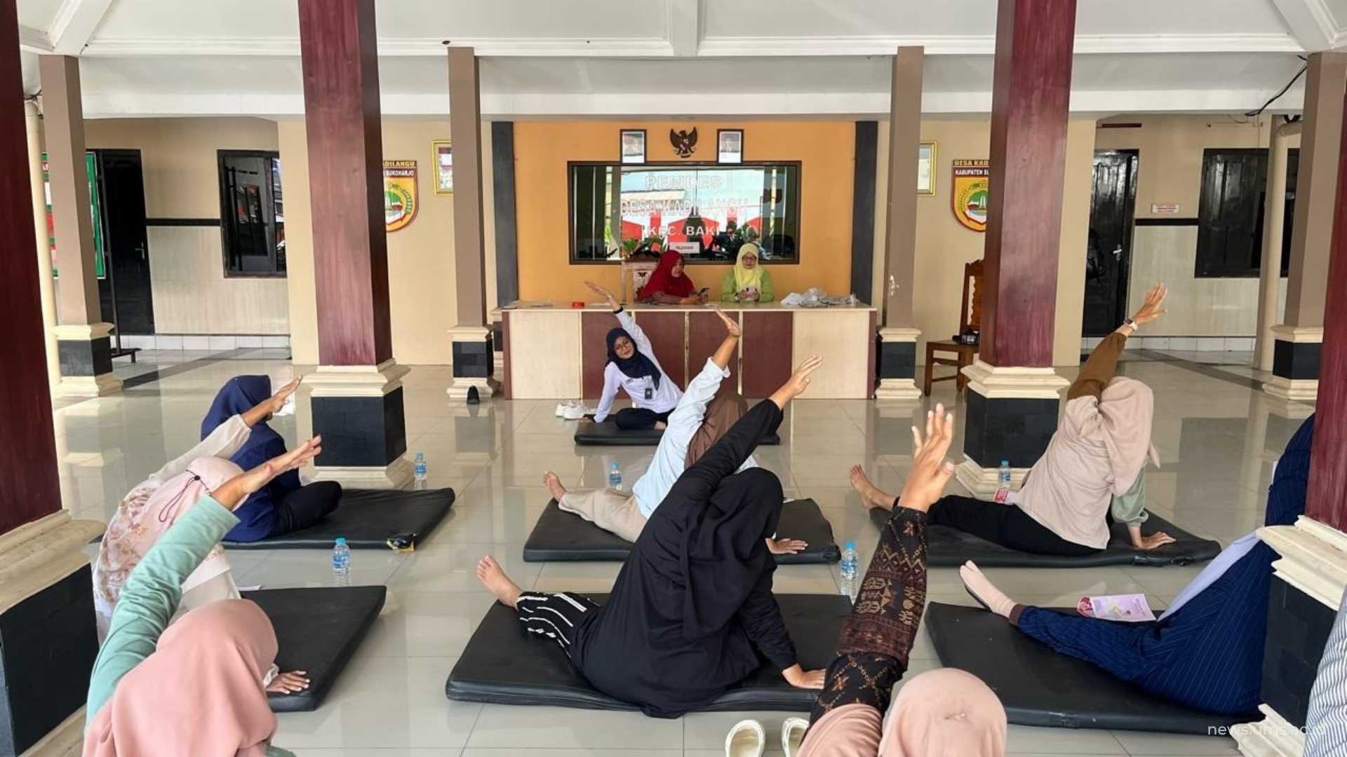 Mahasiswa Profesi Fisioterapi UMS Edukasi Ibu Hamil melalui Senam Hamil di Baki